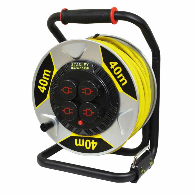 STANLEY-PRZEDŁUŻACZ BĘBNOWY 40m 3x2,5mm 16A IP44